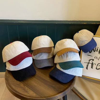 Damen Corduroy Baseball Cap Brehn