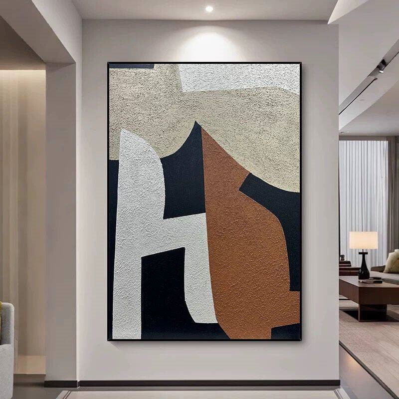 Moderne Minimalistische Texturierte Wandkunst