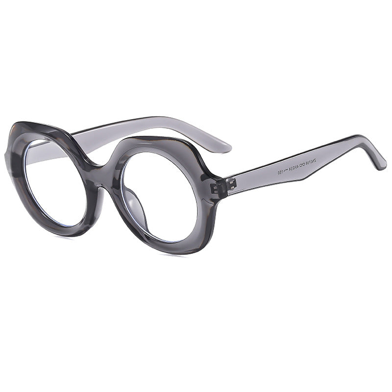 Damen oversized Sonnenbrille mit stilvollen, geschwungenen Rahmen Brehn