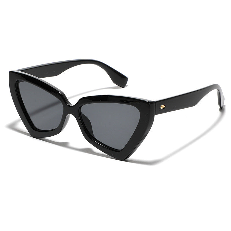Damen Cat-Eye Sonnenbrille mit verspiegelten Gläsern und robustem Rahmen Brehn