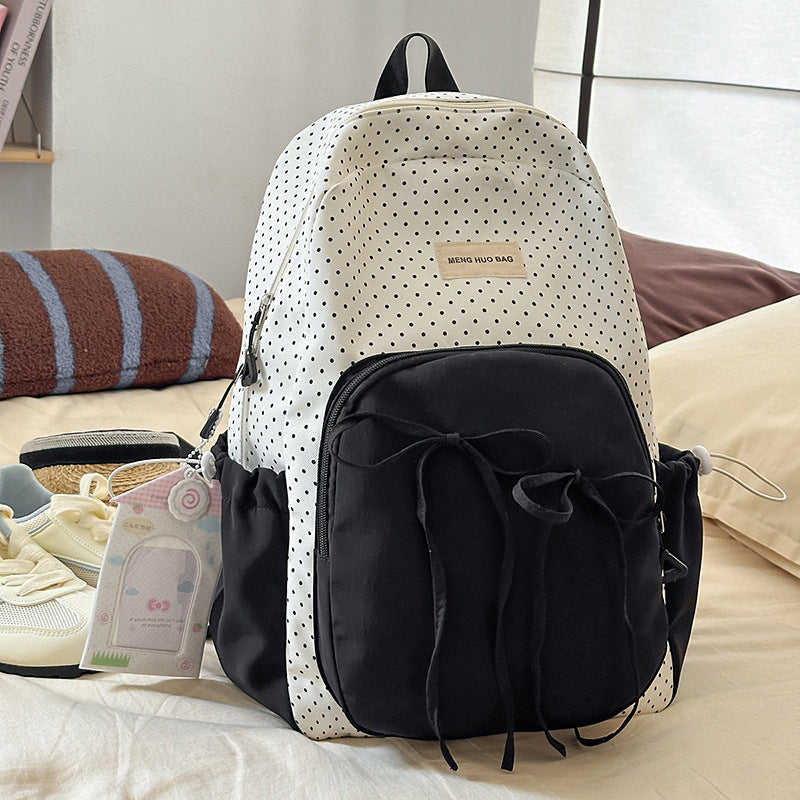Minimalistische Punkteschule Rucksack