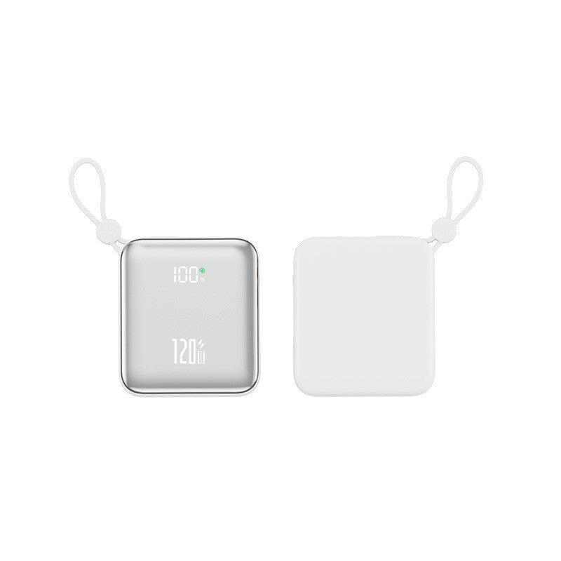 Kompakte Powerbank mit Hochmoderner Schnellladefunktion und Digitaler Anzeige Brehn