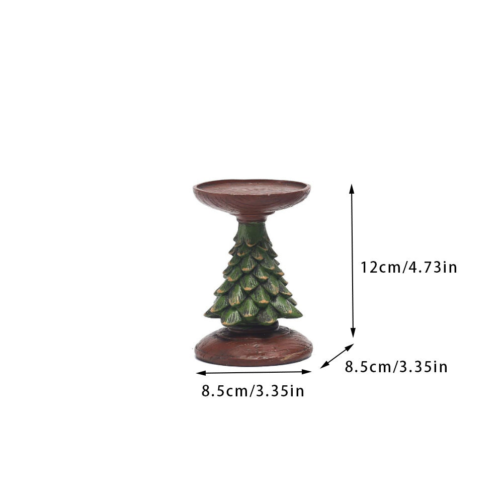 Dekorative Kerzenhalter mit Tannenbaum-Design Brehn
