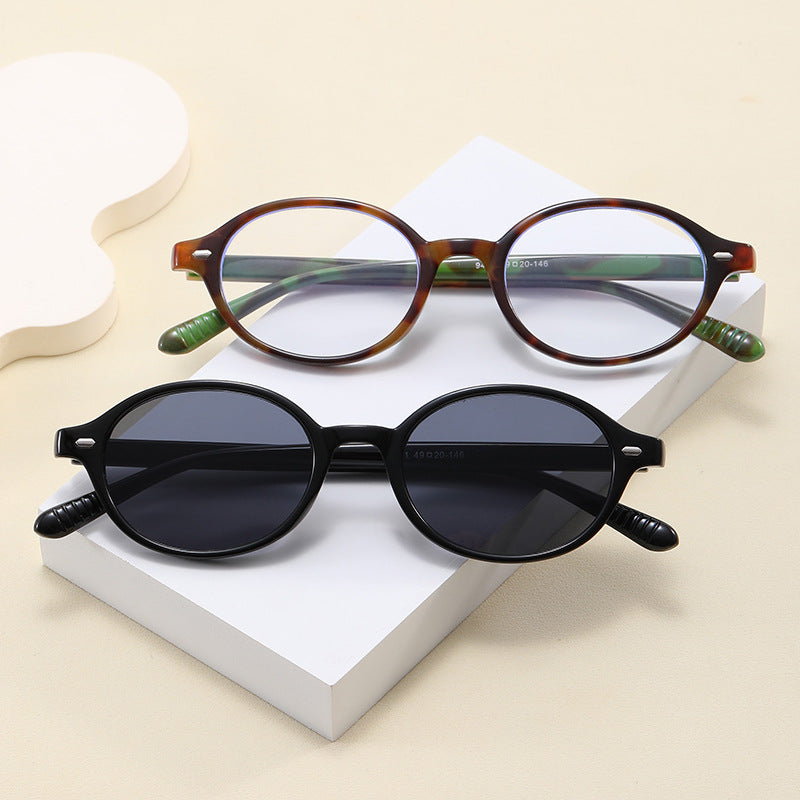Damen modische runde Lesebrille mit flexiblem Kunststoffrahmen Brehn