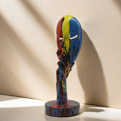 Kunstvolle Dekoration in Gestalt einer nachdenklichen Figur Brehn