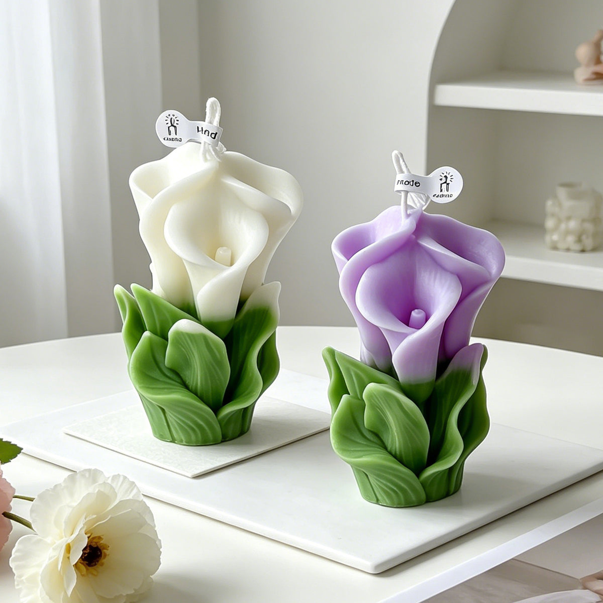 Calla Lily dekorative Kerze