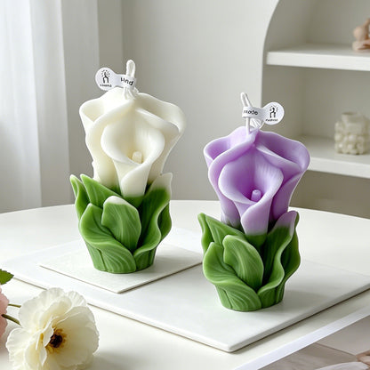 Calla Lily dekorative Kerze