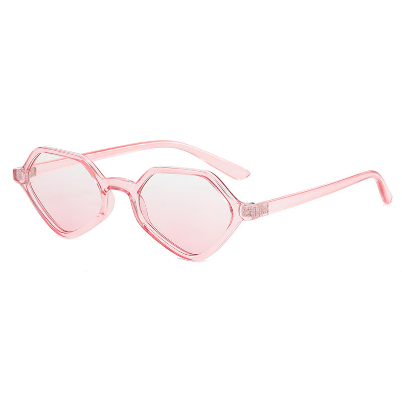 Damen Geometrische Design-Sonnenbrille mit verspiegelten Gläsern Brehn