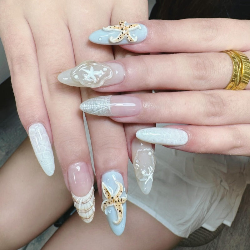 Tierisch inspiriertes Press-On-Nagelkunst-Set Brehn