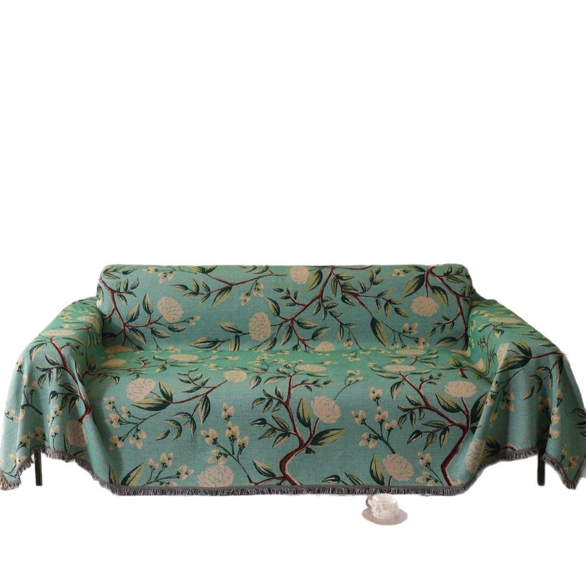 Künstlerischer floraler Druck Sofa Überwurf