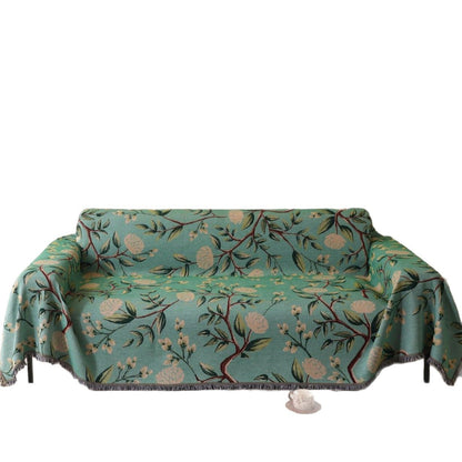 Künstlerischer floraler Druck Sofa Überwurf
