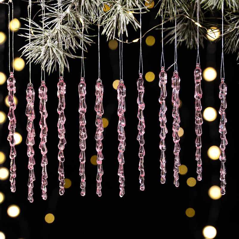 Dekorative Weihnachtslichterkette mit Eiszapfen-Design Brehn