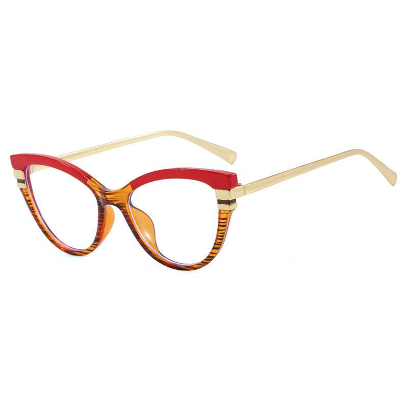 Damen Cat-Eye Sonnenbrille mit eleganten Metallakzenten Brehn