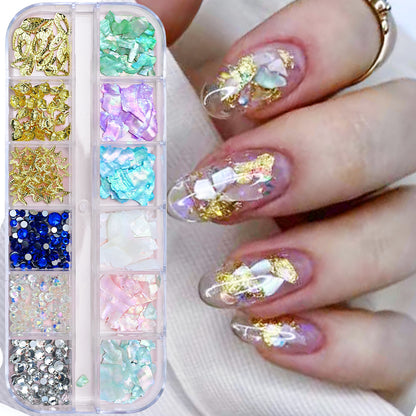 Dekoratives Nagelkunst Zubehör Set
