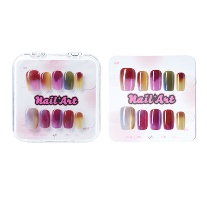 Ombre Gradient Press-On Nagelset Brehn