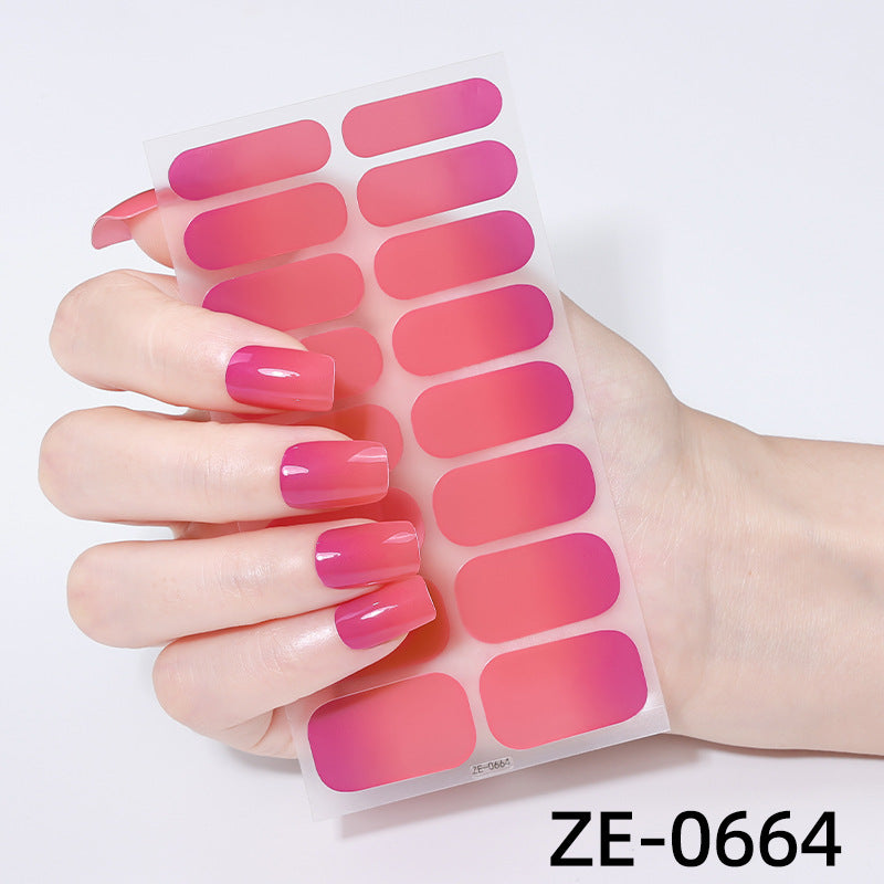 Gradient Gel Nagel Wraps