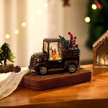 Dekoratives Lkw Modell mit Weihnachtsbeleuchtung Brehn