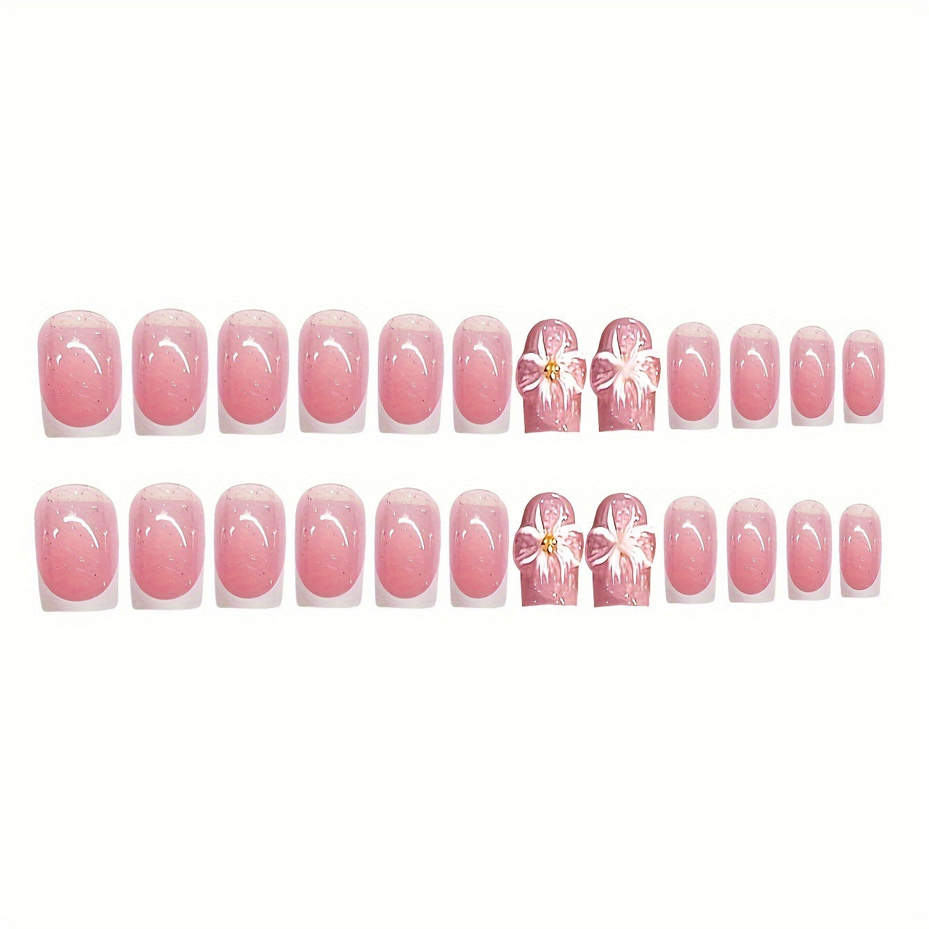 Dekorative Florale Nagelkunst Brehn