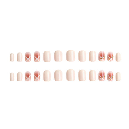 Eleganter Druck-Nagel-Set