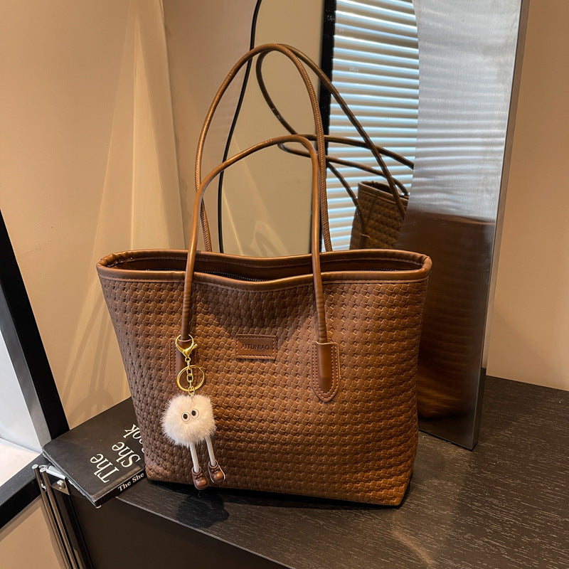 Gewebte gemusterte Schultertasche Brehn