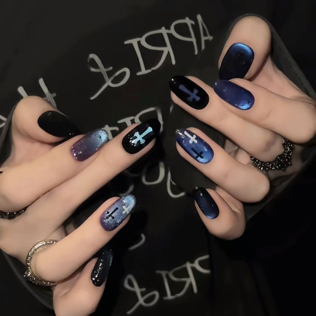 Künstlerisches Ombre Glitter Nagelkunst Set Brehn