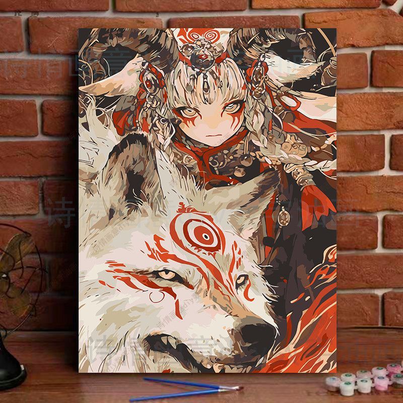 Fantasy Creature Themed Wandkunst Brehn