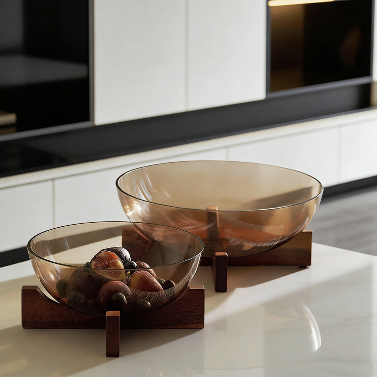 Moderne Dekorative Glas Servierschüssel