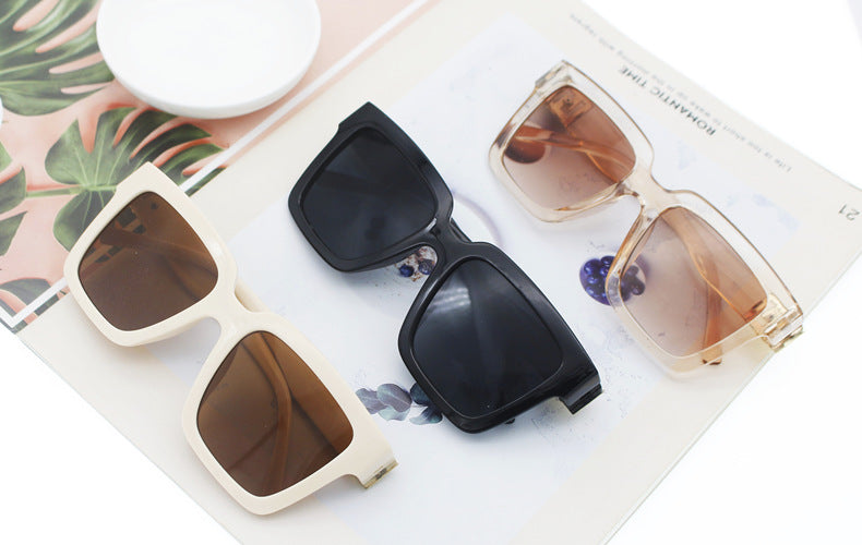 Damen modische quadratische Sonnenbrille mit hochwertiger UV-Schutztechnologie Brehn
