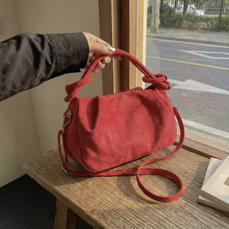 WoSoft Wildleder Hobo Tasche Brehn