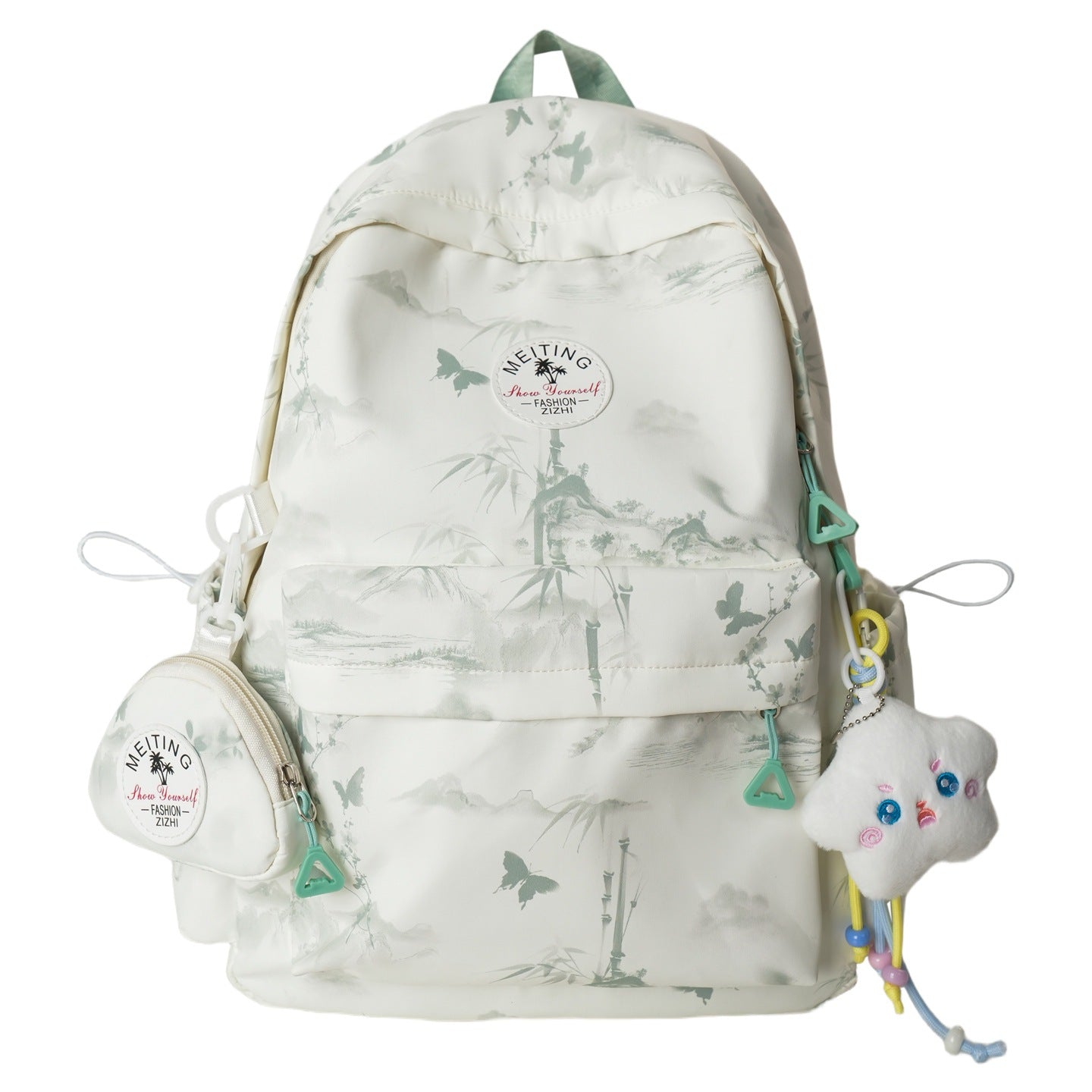 Künstlerisch bedruckter Rucksack Brehn