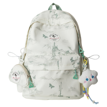 Künstlerisch bedruckter Rucksack Brehn