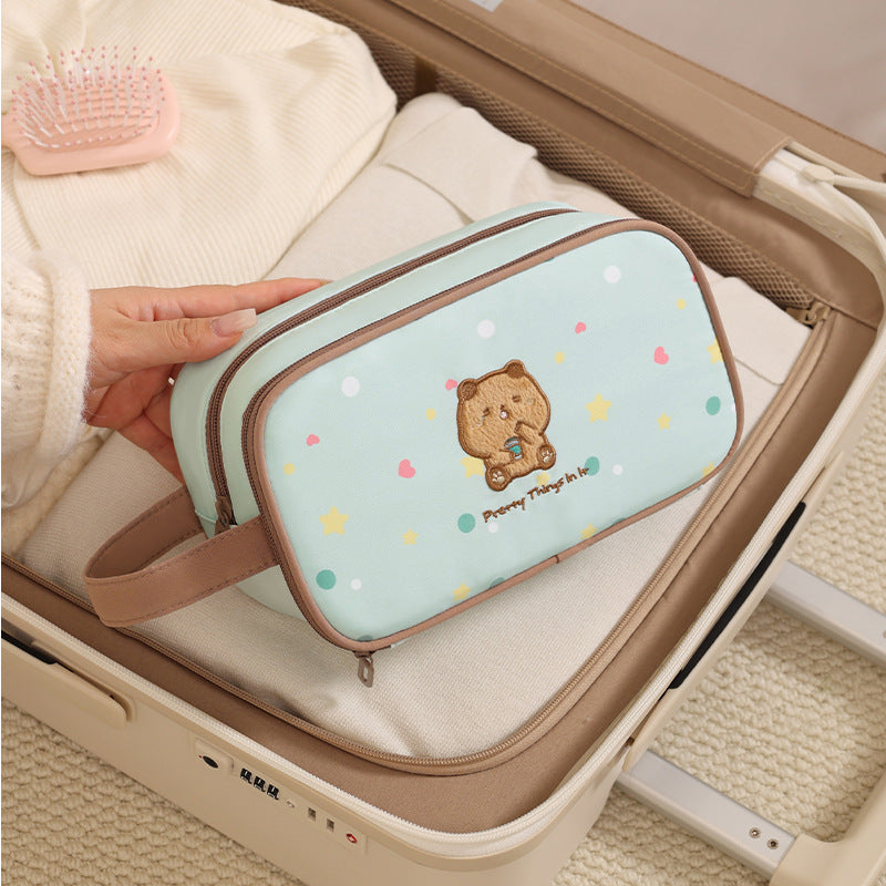 Süßes Tiermuster Make-up Tasche Brehn