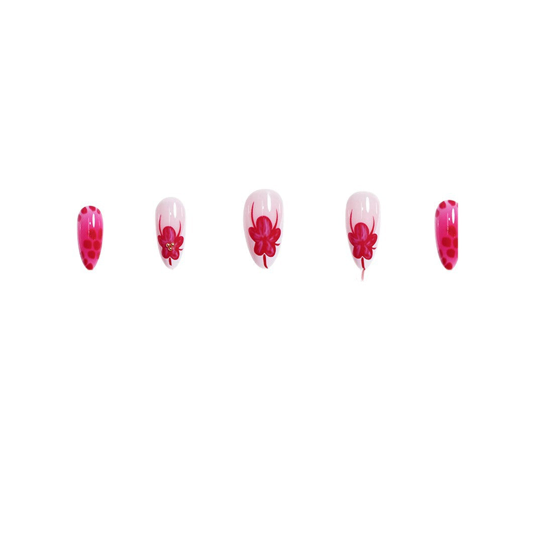 Elegante Floral Stiletto Nagelkunst Brehn 1787977864