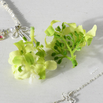 Florale Haarklammer
