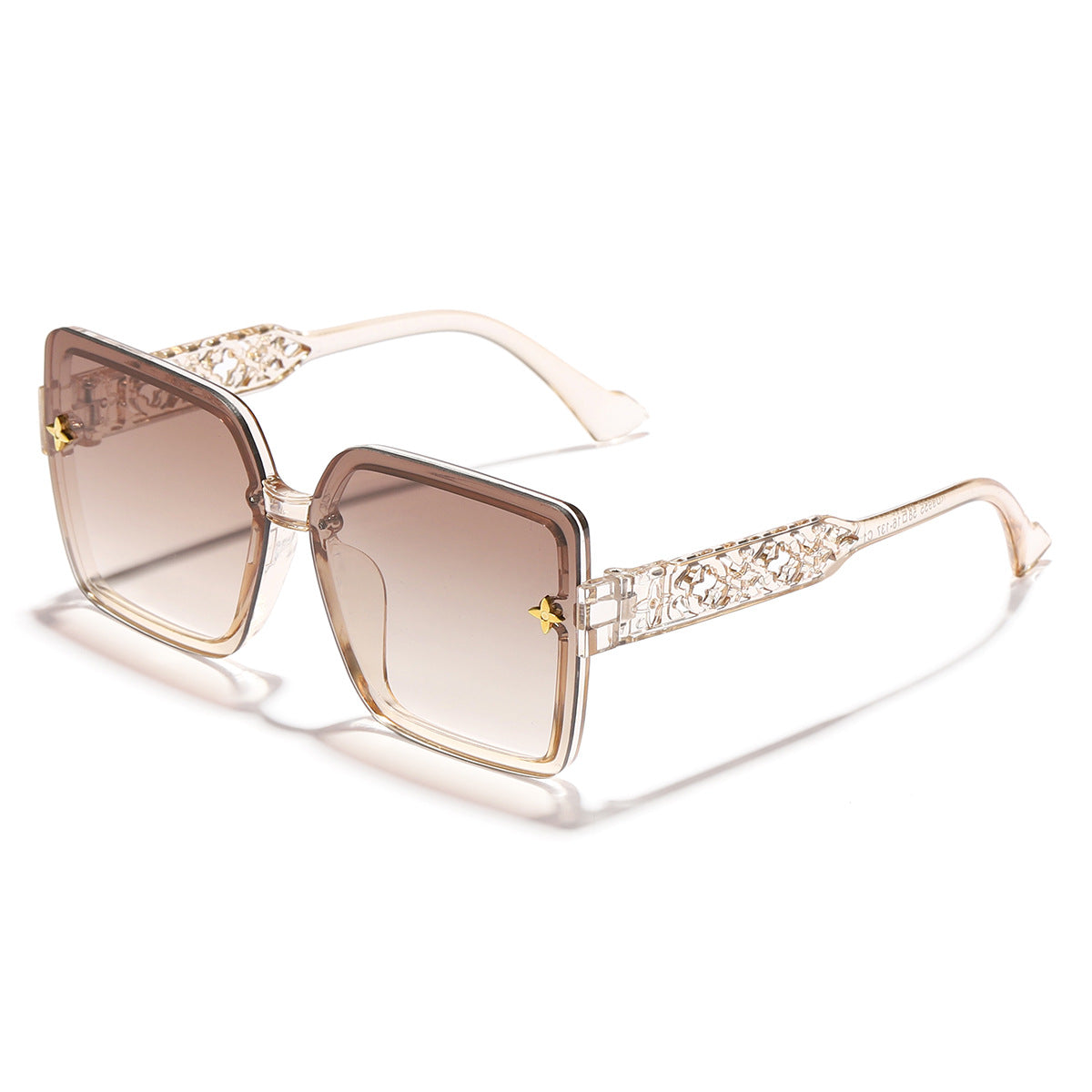 Damen modische Sonnenbrille mit filigranem Rahmen und graduierenden Gläsern Brehn