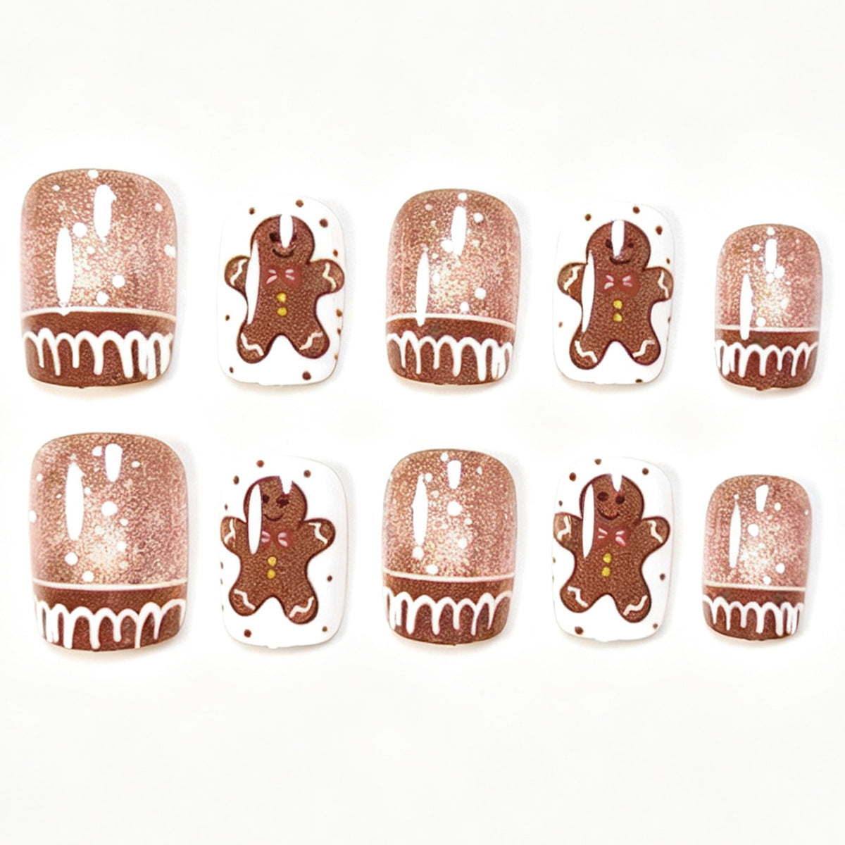 Lebkuchen-Themen-Nagelkunst-Set Brehn