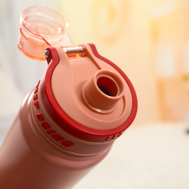 Isolierte Sport-Trinkflasche mit Auslaufsicherem Verschluss Brehn