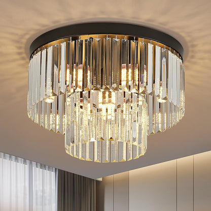 Moderne Kristall Deckenleuchte Flush Mount