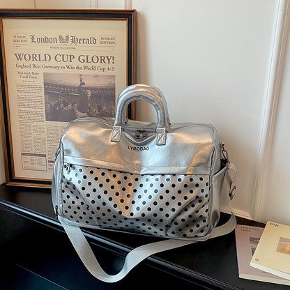 Stylische gepunktete Reis-Duffel-Tasche Brehn