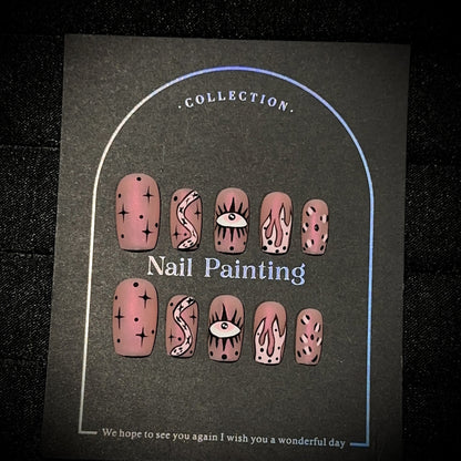 Künstlerisches Nagelkunstdesign