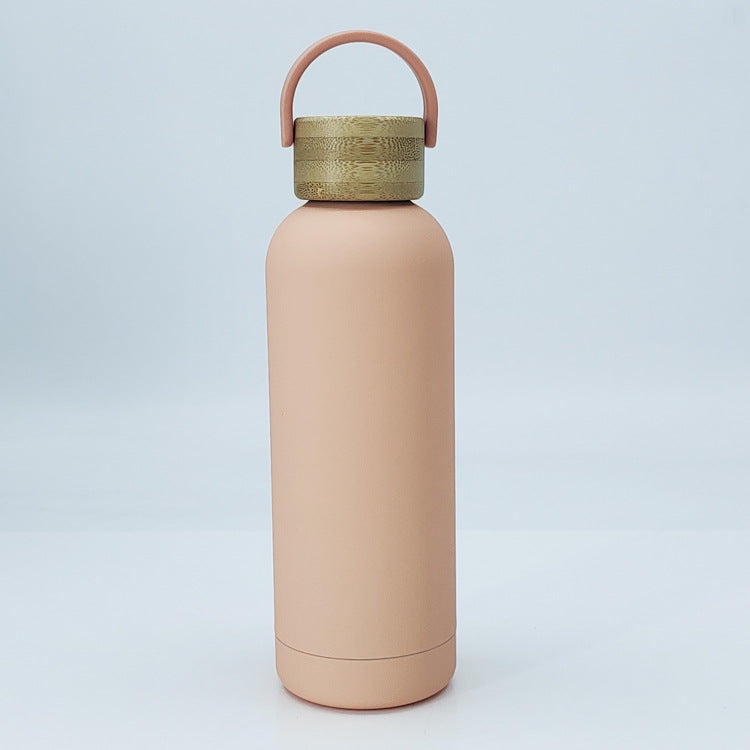 Damen Premium Isolierflasche mit Bambusdeckel Brehn