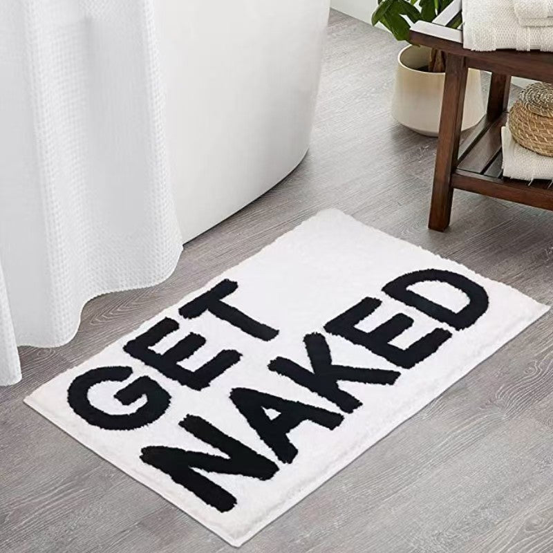 Verspielte Text Badematte Brehn