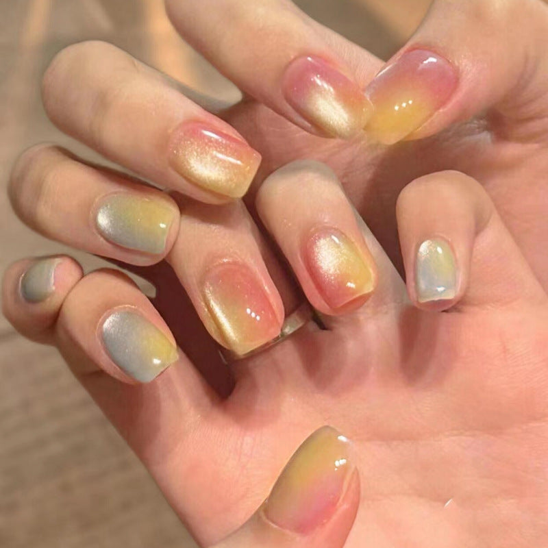 Ombre Effekt Press-On Nagelset Brehn
