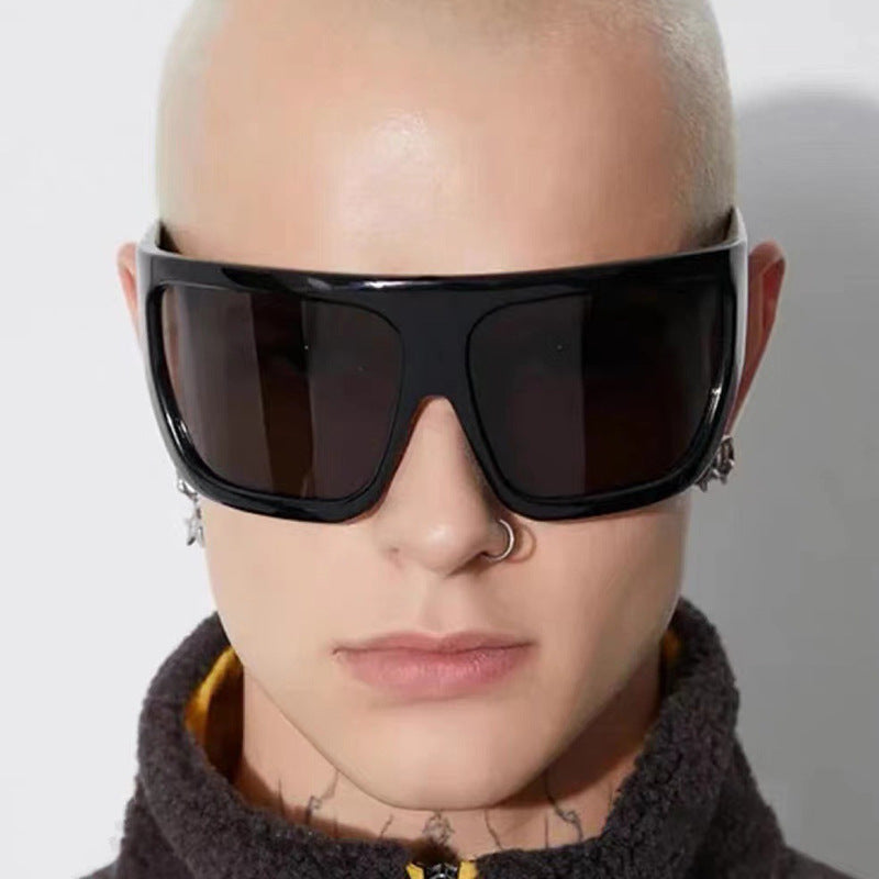 Damen sportliche Oversized-Sonnenbrille Brehn