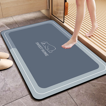 Absorbierende Memory-Schaum-Badezimmermatte Brehn