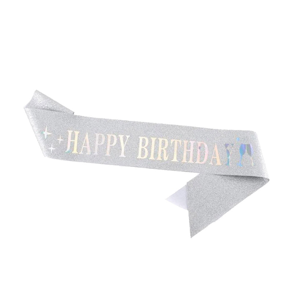 Damen Glitzernder Haarreif mit "Happy Birthday"-Aufschrift Brehn