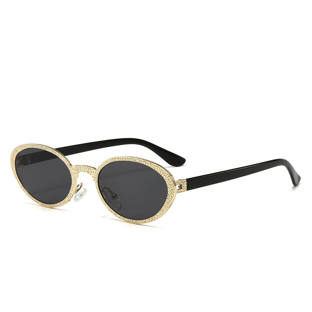 Damen Glamouröse Sonnenbrille mit luxuriösem Schmuckrahmen Brehn