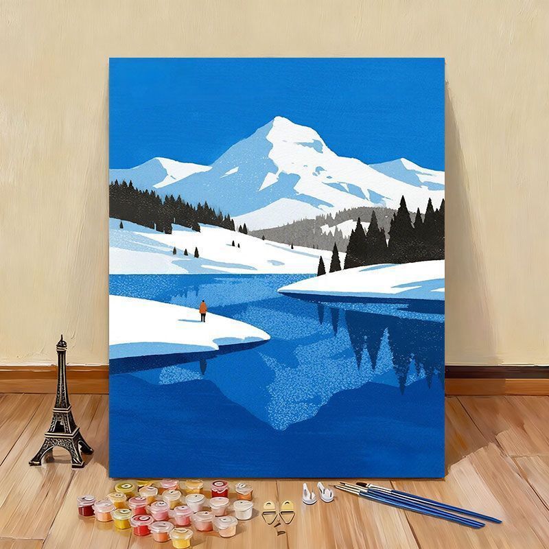 Scenic Mountain Canvas Art Kit Brehn