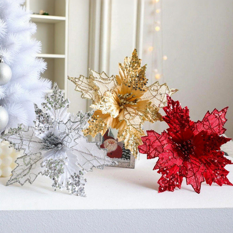 Glamouröse Weihnachtsblüten-Dekoration Brehn