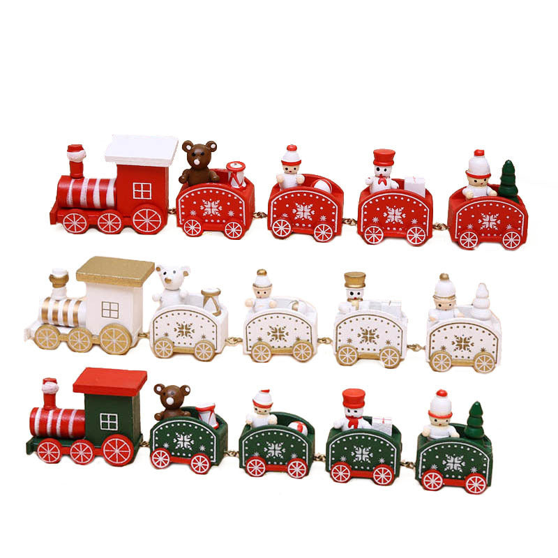 Dekoratives Weihnachtszug-Set Brehn